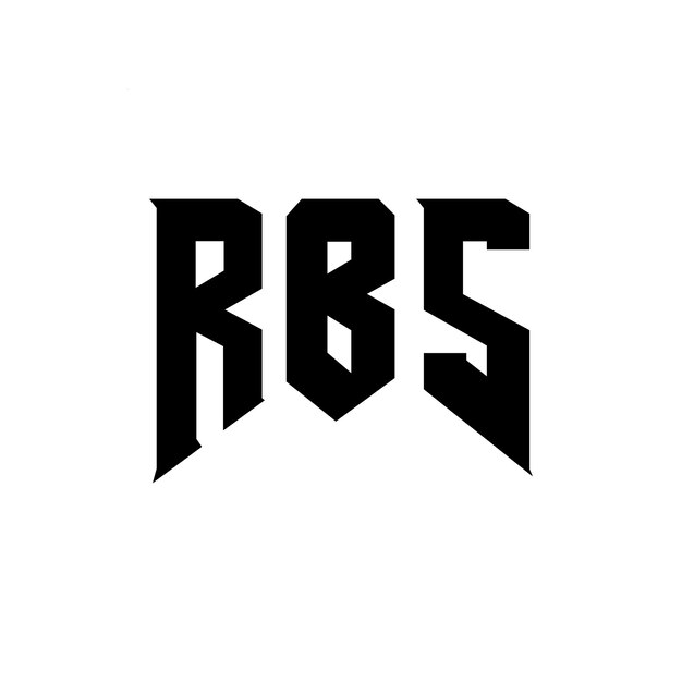 RBS letter logo ontwerp voor technologiebedrijf RBS logo ontwerp zwarte en witte kleurencombinatie RBS logo RBS vector RBS ontwerp RBS icoon RBS alfabet RBS typografie logo ontwerp