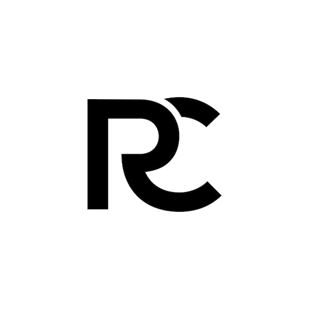 Premium Vector  Rc creative logo