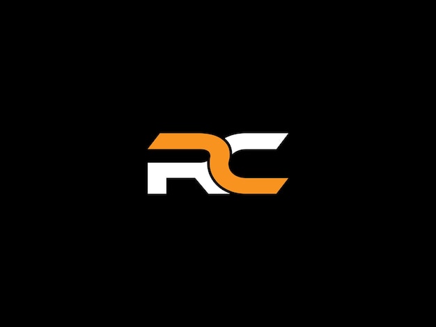 Premium Vector | Rc logo design