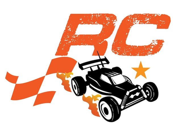 Vector rc-race-logo