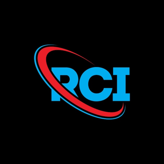 RCI のロゴ RCI の文字 RCI の字母 ロゴのデザイン RCI のイニシャル ロゴは円と大文字のモノグラム ロゴ RCI タイポグラフィー 技術事業と不動産ブランド