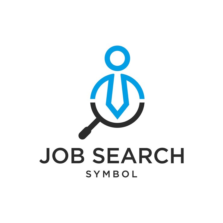Vector reach the best for job seekers logo design template