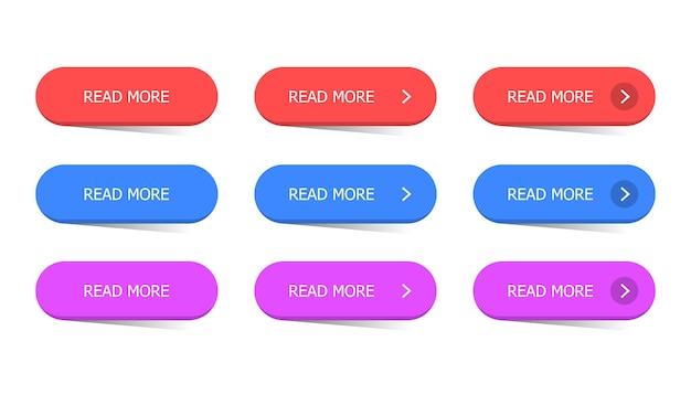続きを読むカラフルでモダンな3dボタンセット