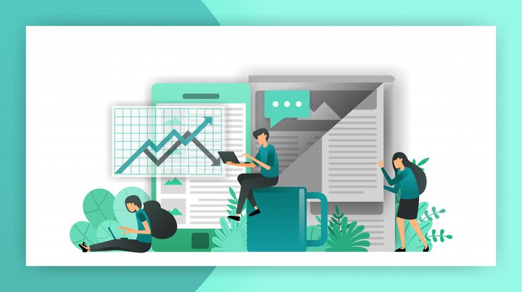 read newspapers about stock price movements in financial markets