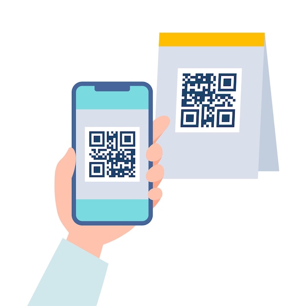 Read the QR code with smartphone