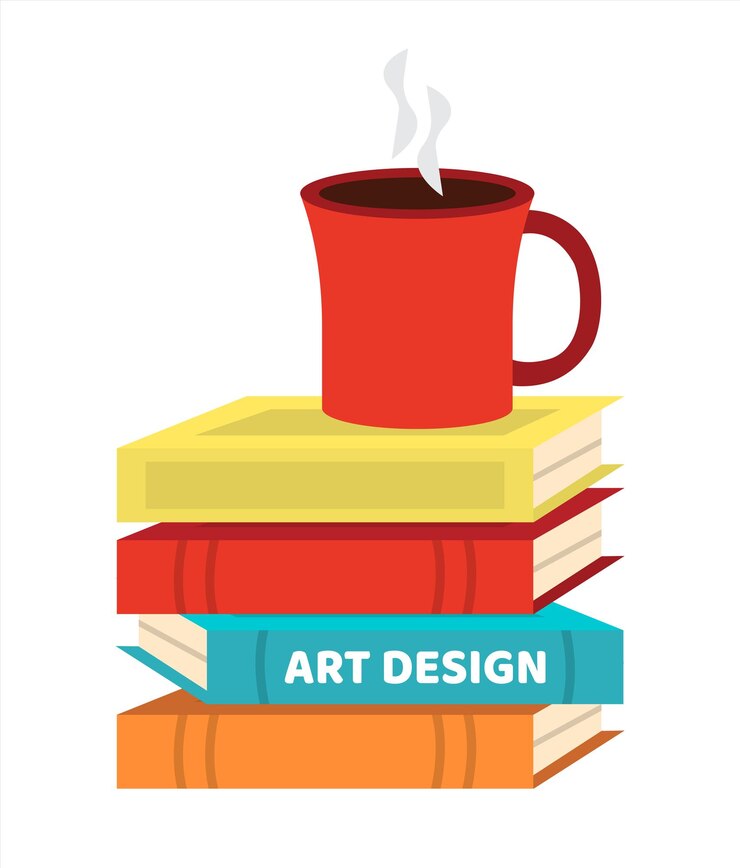 reading books set library store education items cartoon minimalistic flat books stacks with colorful covers vector cartoon items