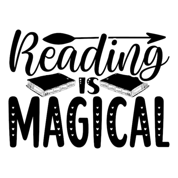 reading is magical SVG