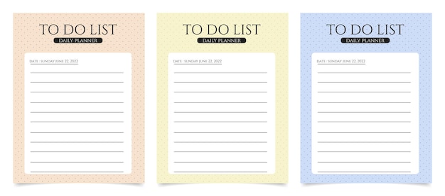 Ready to print to do list daily planner