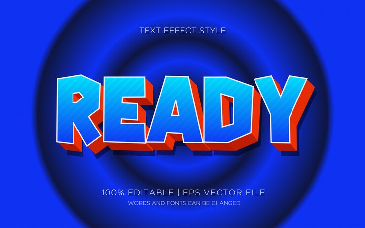 Vector ready text effects