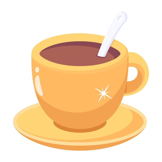 Ready to use flat icon of kettle