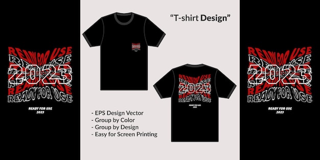 Ready to use. Typography streetwear design style for t-shirt vector apparel premium merchandise