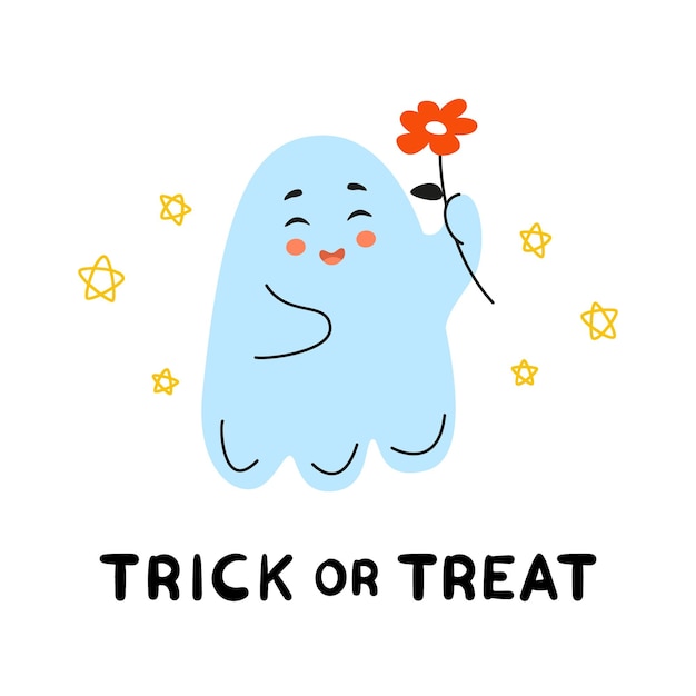 readymade ghost banner cute spooky illustration ghost character ghost cute ghost doodle ghost