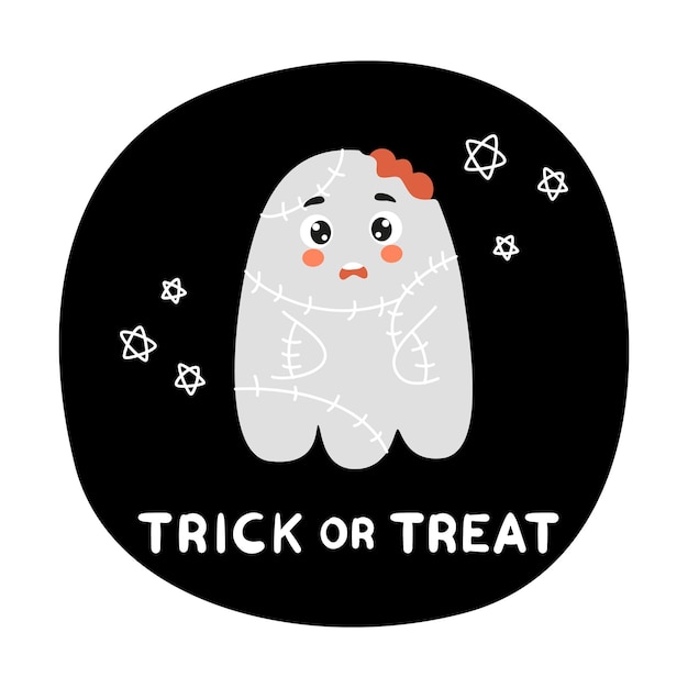 readymade ghost banner cute spooky illustration ghost character ghost cute ghost doodle ghost