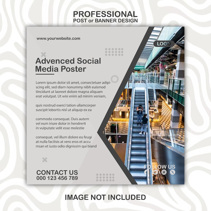 Vector readytoprint marketing corporate business flyer and social media kit minimalist templates