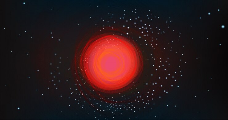 Vector real black hole with spiral galaxy on cosmic background