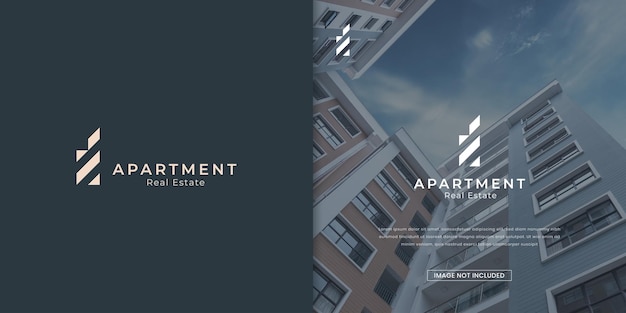 Real estate agency logo design template