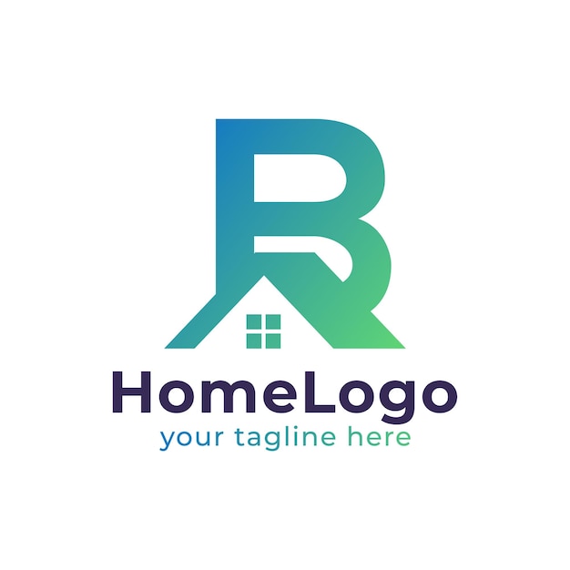 Design del logo della lettera b immobiliare utilizzabile per l'edilizia logo dell'edificio logo piatto vettoriale