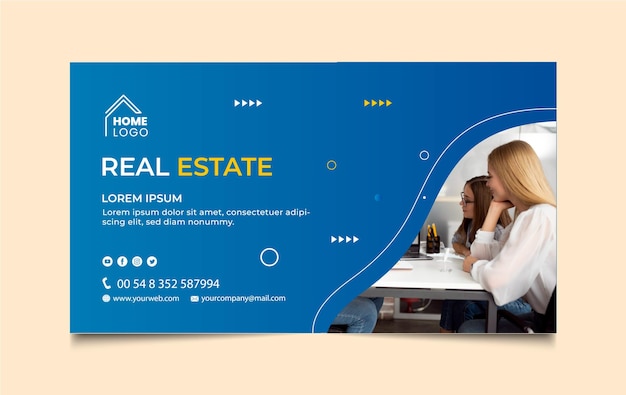 Real estate banner design