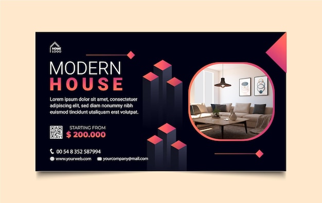 Real estate banner design