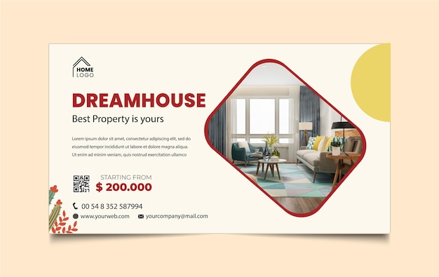 Real Estate Banner Design