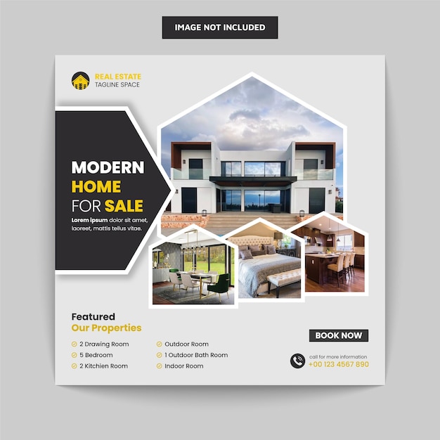 Real estate banner template