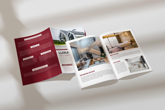 Real Estate Bifold Brochure Template
