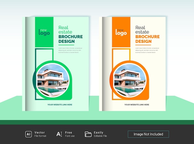 Real estate brochure cover design