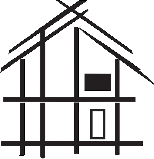 Vector real estate brokerage logo