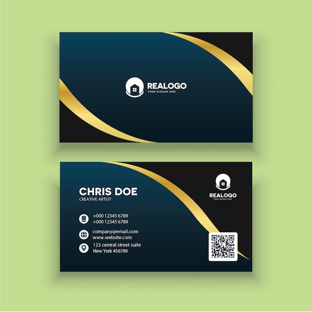 Real Estate Business business card template Vector