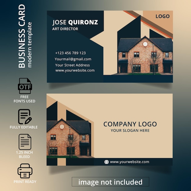 Real Estate Business Card Templates