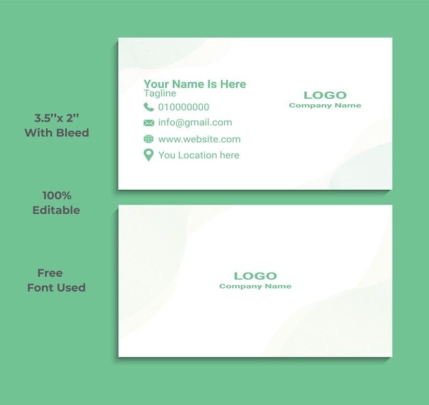 Real estate business card