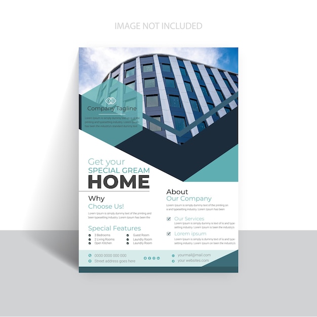 Real Estate Business Flyer Template Design