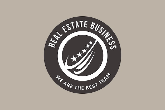 Real Estate and Business Logo Abstract Badge