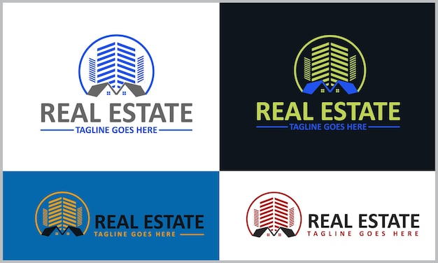 Real Estate Business Logo Design Template