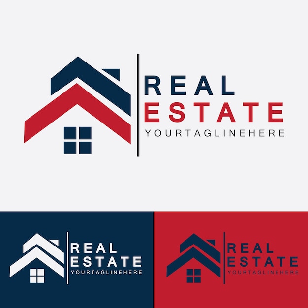 Real Estate Business Logo sjabloon gebouw vastgoedontwikkeling en bouw Logo Vector