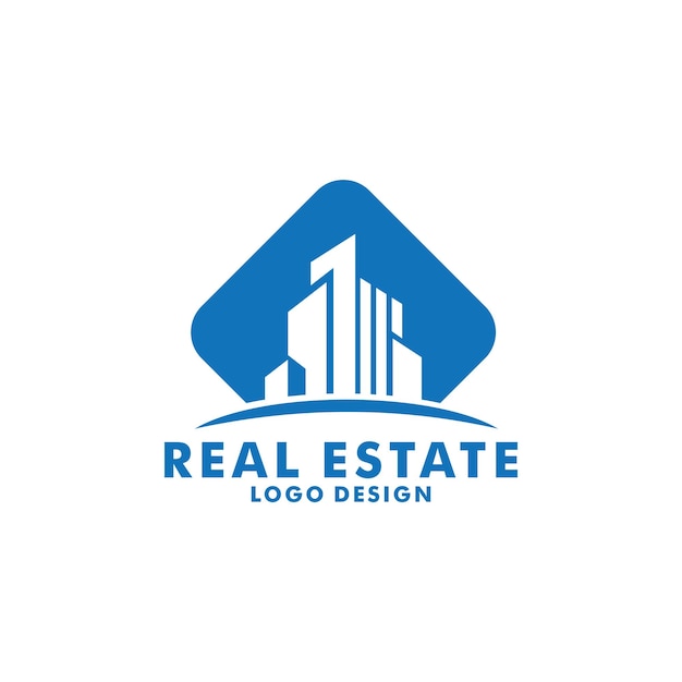 Real Estate Business Logo Template, Building, Property Development en Construction Logo Vector