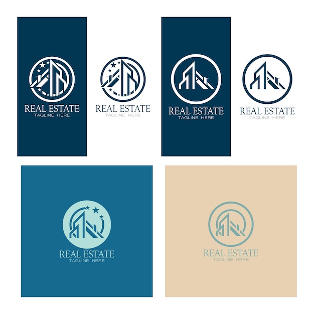 Real Estate Business Logo vector illustration design