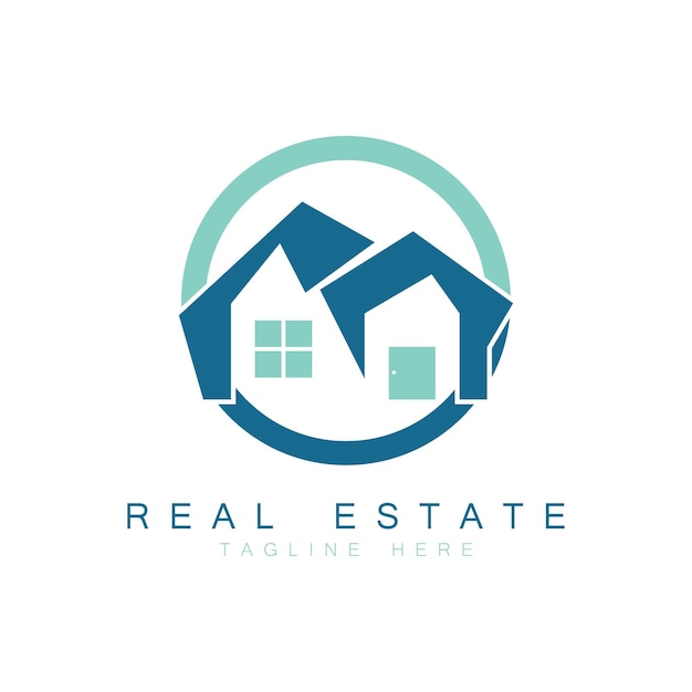 Real Estate Business Logo vector illustration design