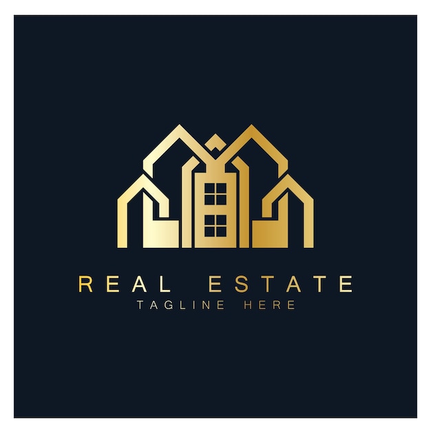 Real Estate Business Logo vector illustration design