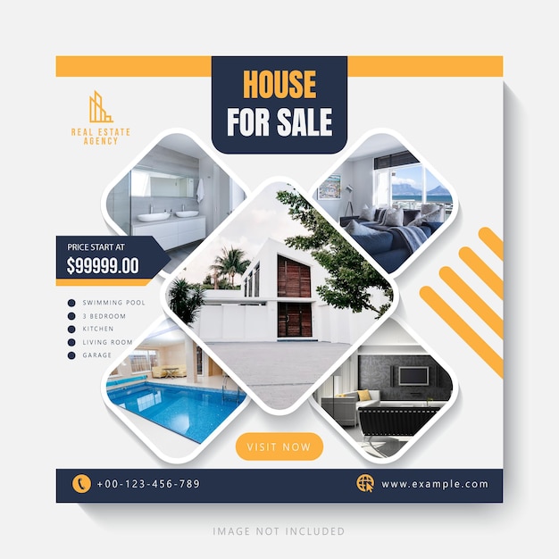 real estate business social media template