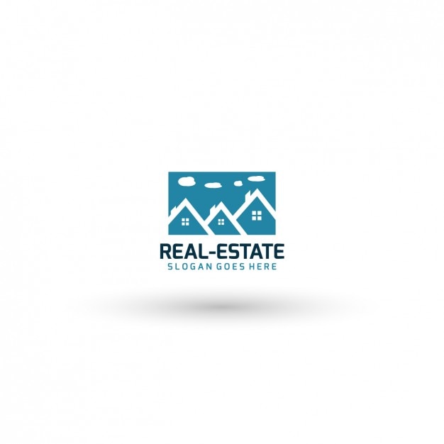 Real estate company logo template