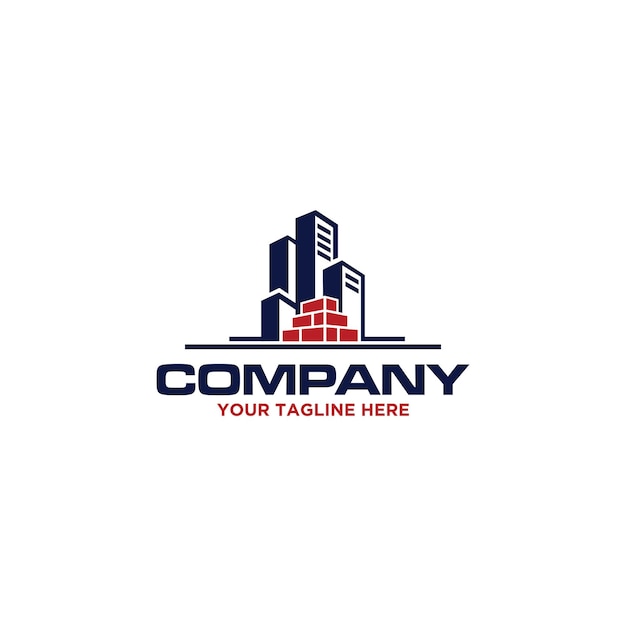 Real Estate Construction Building Logo Design