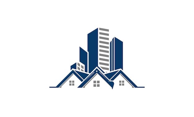 real estate construction logo design