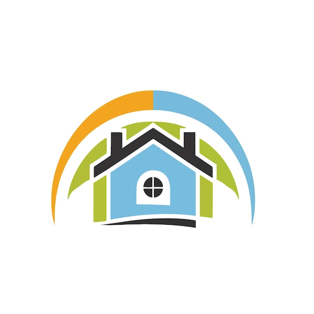 Real Estate Construction Property House Logo