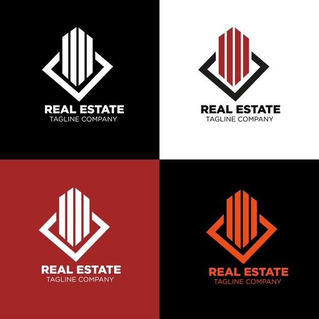 Real estate corporate logo Real estate logo vector template Corporate real estate logo