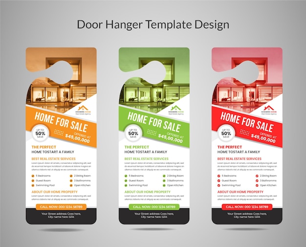 Real Estate Door Hanger