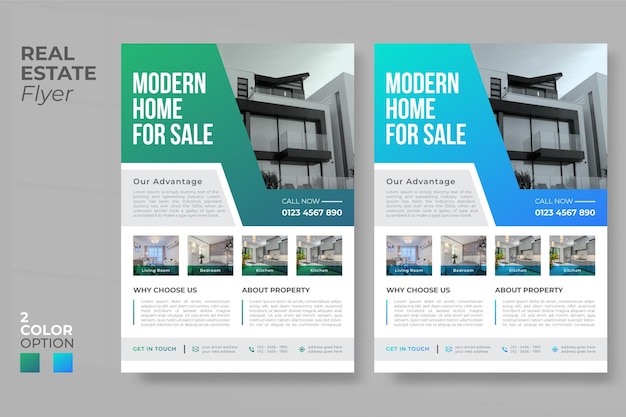 Real estate flyer design for real estate and property business