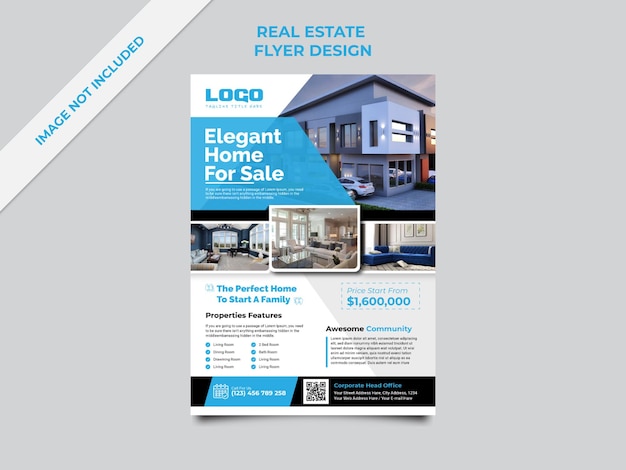 Real estate flyer design