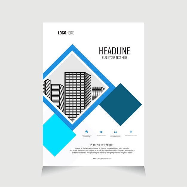 real estate flyer template. flyer business template