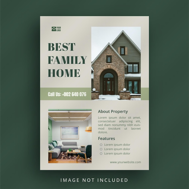 real estate flyer template